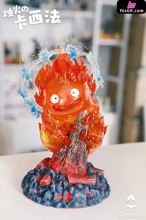 Howl’s Moving Castle Carbon Stick Calcifer GK Statue - NINETY SEVEN Studio [Pre-Order] Miyazaki Anime