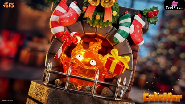 Howl’s Moving Castle Christmas Calcifer 1/6 GK Statue - Long Miao Studio [In-Stock] - Full Payment - Miyazaki Anime