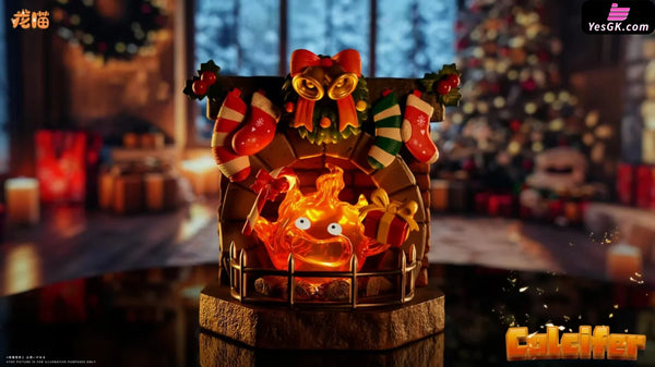 Howl’s Moving Castle Christmas Calcifer 1/6 GK Statue - Long Miao Studio [In-Stock] - Full Payment - Miyazaki Anime