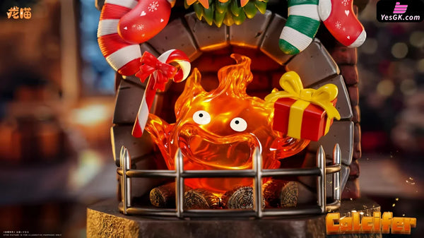 Howl’s Moving Castle Christmas Calcifer 1/6 GK Statue - Long Miao Studio [In-Stock] - Full Payment - Miyazaki Anime