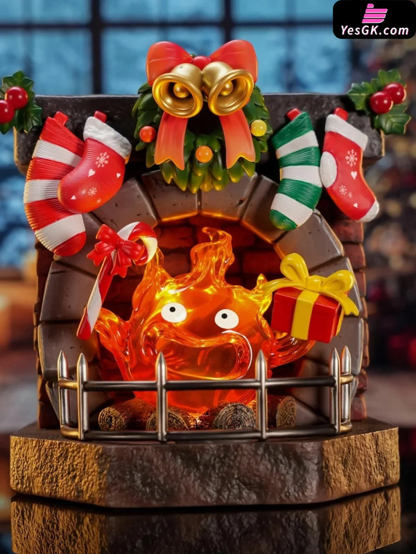 Howl’s Moving Castle Christmas Calcifer 1/6 GK Statue - Long Miao Studio [In-Stock] - Full Payment - Miyazaki Anime