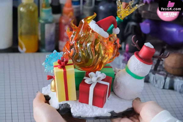 Howl’s Moving Castle Christmas Calcifer GK Statue - MMLAND Studio [In-Stock] - Full Payment - Miyazaki Anime