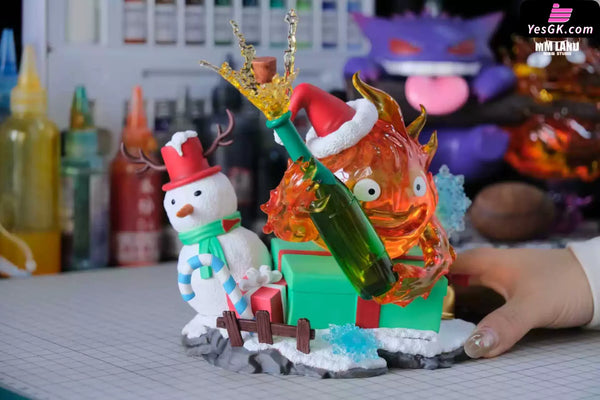 Howl’s Moving Castle Christmas Calcifer GK Statue - MMLAND Studio [In-Stock] - Full Payment - Miyazaki Anime