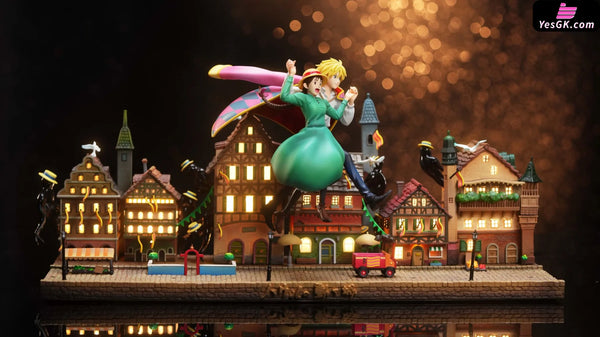 Howl’s Moving Castle Desktop Small Scene Series #6 Sophie and Howl Skywalk GK Statue - OPM Studio [In-Stock] Miyazaki
