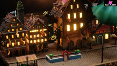 Howl’s Moving Castle Desktop Small Scene Series #6 Sophie and Howl Skywalk GK Statue - OPM Studio [In-Stock] Miyazaki