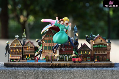 Howl’s Moving Castle Desktop Small Scene Series #6 Sophie and Howl Skywalk GK Statue - OPM Studio [In-Stock] Miyazaki