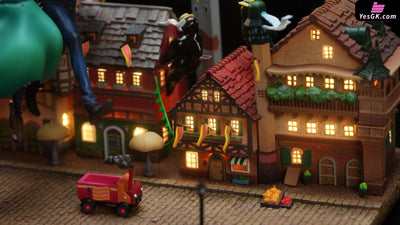 Howl’s Moving Castle Desktop Small Scene Series #6 Sophie and Howl Skywalk GK Statue - OPM Studio [In-Stock] Miyazaki