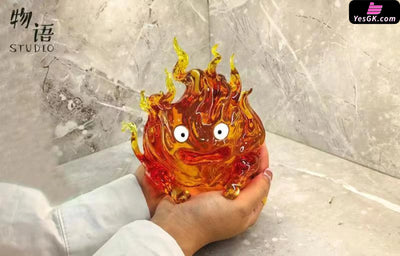 Howl’s Moving Castle Hayao Miyazaki Desktop Series 01 Calcifer Resin Statue - Wu Yu Studio