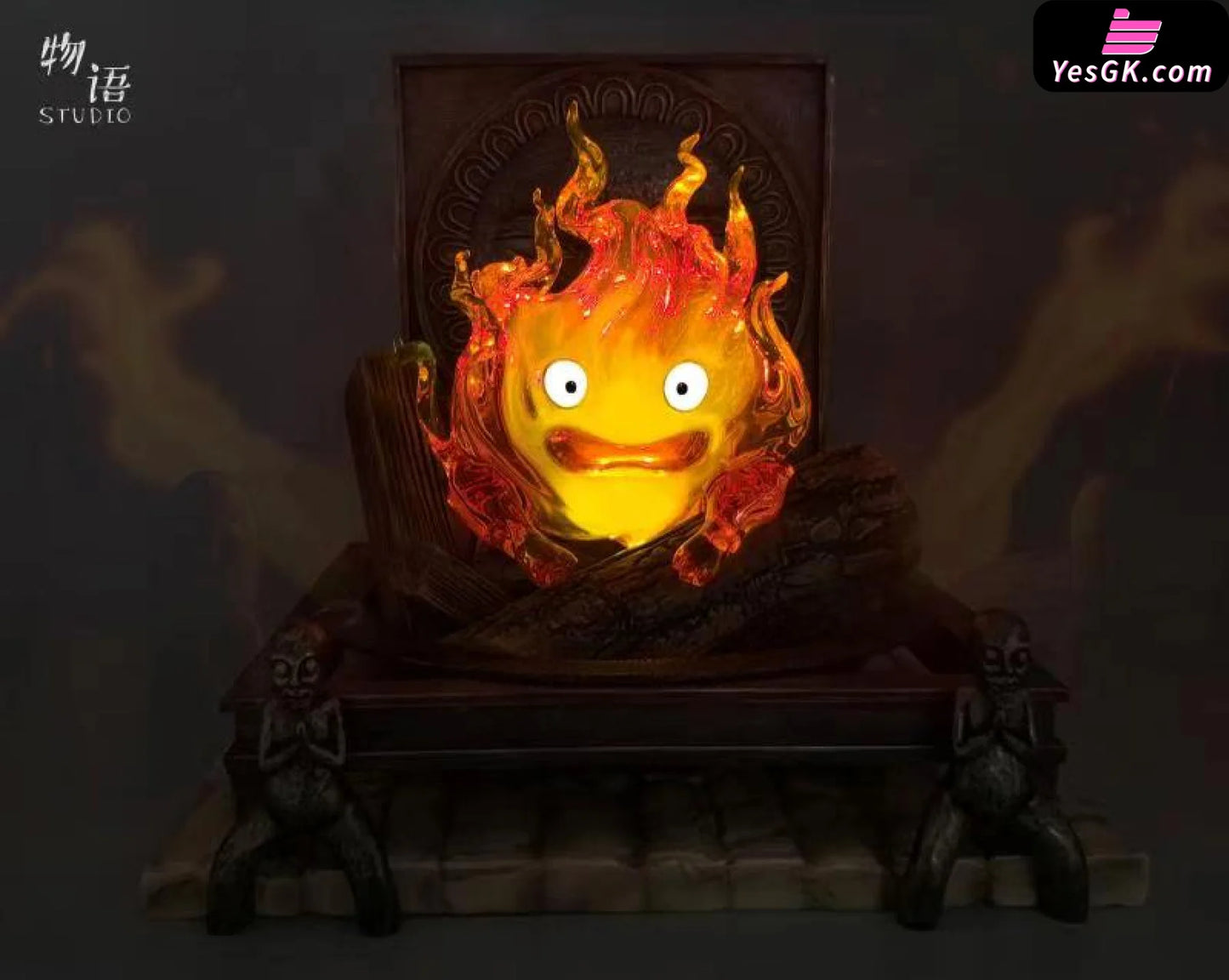 Howl’s Moving Castle Hayao Miyazaki Desktop Series 01 Calcifer Resin Statue - Wu Yu Studio