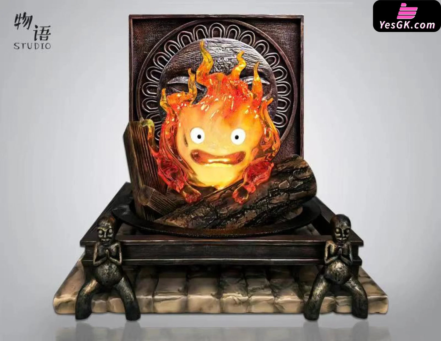 Howl’s Moving Castle Hayao Miyazaki Desktop Series 01 Calcifer Resin Statue - Wu Yu Studio