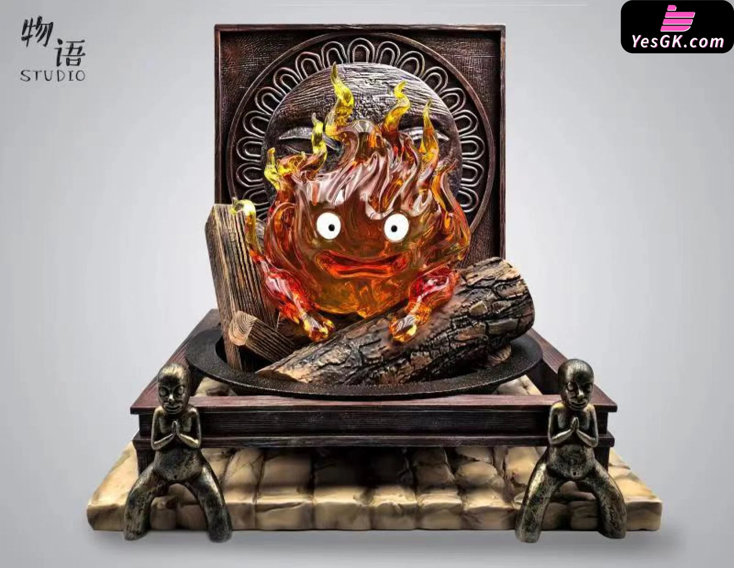 Howl’s Moving Castle Hayao Miyazaki Desktop Series 01 Calcifer Resin Statue - Wu Yu Studio