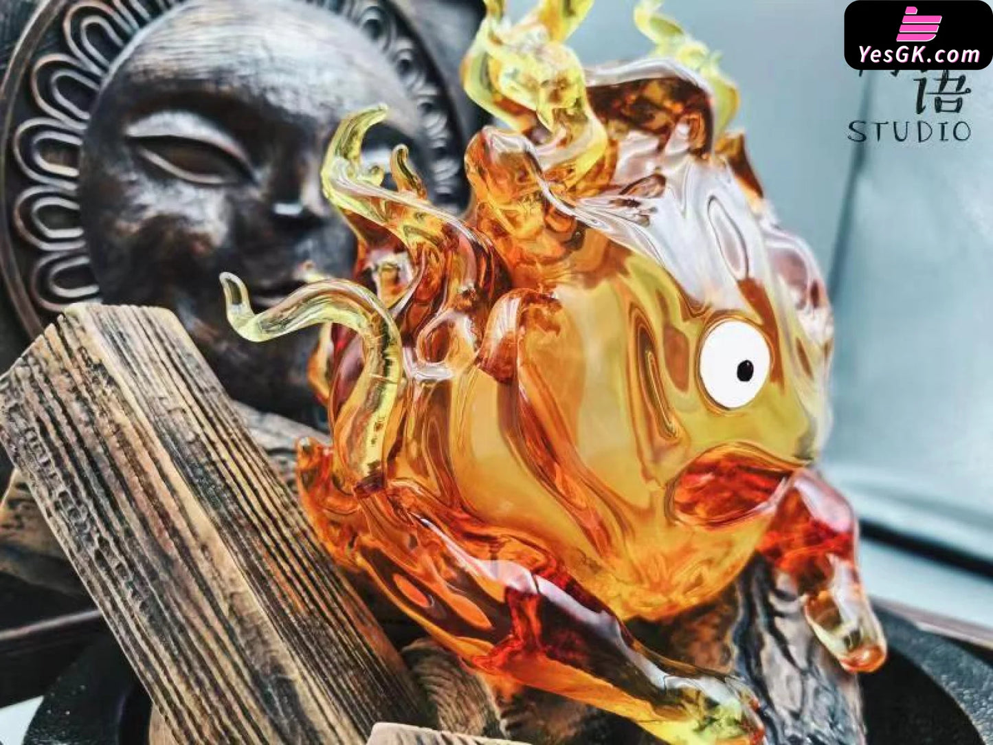 Howl’s Moving Castle Hayao Miyazaki Desktop Series 01 Calcifer Resin Statue - Wu Yu Studio