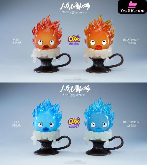 Howl’s Moving Castle Hayao Miyazaki Desktop Series #1 Candlestick Calcifer GK Statue - Okk Studio [Pre-Order] Miyazaki