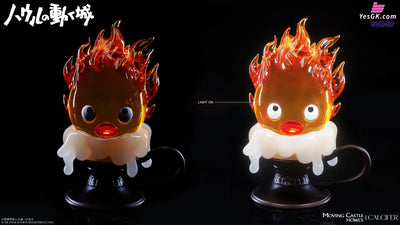 Howl’s Moving Castle Hayao Miyazaki Desktop Series #1 Candlestick Calcifer GK Statue - Okk Studio [Pre-Order] Miyazaki