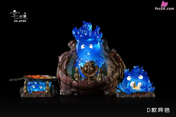 Howl’s Moving Castle Hayao Miyazaki Desktop Series Castle Calcifer GK Statue - ZJB Studio [Pre-Order] - Miyazaki Anime