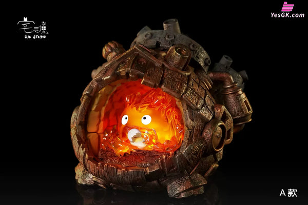 Howl’s Moving Castle Hayao Miyazaki Desktop Series Castle Calcifer GK Statue - ZJB Studio [Pre-Order] - Deposit / A