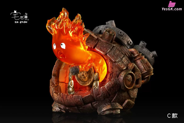 Howl’s Moving Castle Hayao Miyazaki Desktop Series Castle Calcifer GK Statue - ZJB Studio [Pre-Order] - Deposit / C