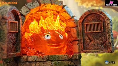 Howl’s Moving Castle Hayao Miyazaki Fortune Series #2 Calcifer in the Fireplace GK Statue - Hit Face Studio [Pre-Order]