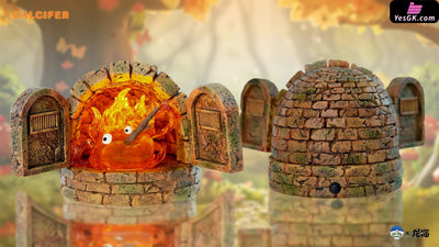Howl’s Moving Castle Hayao Miyazaki Fortune Series #2 Calcifer in the Fireplace GK Statue - Hit Face Studio [Pre-Order]
