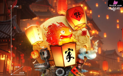 Howl’s Moving Castle Hayao Miyazaki New Year Calcifer GK Statue - Rising Sun Studio [Pre-Order] Deposit Miyazaki Anime