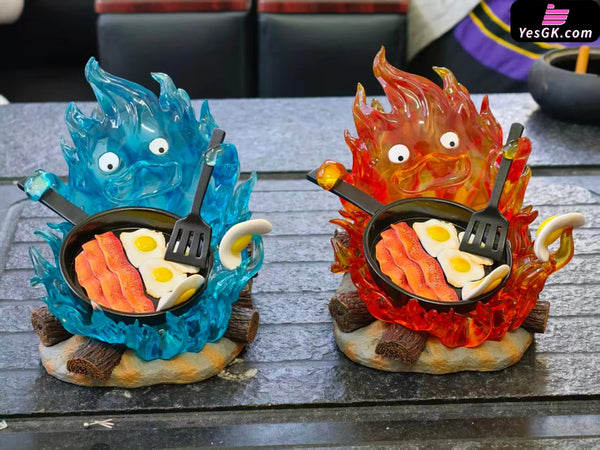 Howl’s Moving Castle Hayao Miyazaki Series Chef Calcifer GK Statue - Long Miao Studio [In-Stock] Miyazaki Anime