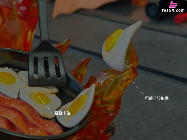 Howl’s Moving Castle Hayao Miyazaki Series Chef Calcifer GK Statue - Long Miao Studio [In-Stock] Miyazaki Anime