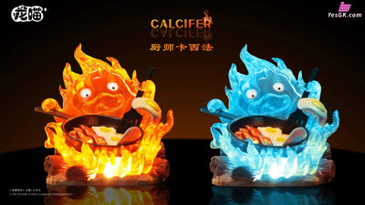 Howl’s Moving Castle Hayao Miyazaki Series Chef Calcifer GK Statue - Long Miao Studio [Pre-Order] Deposit / Blue Color