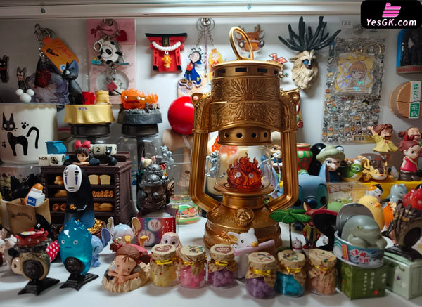 Howl’s Moving Castle Hayao Miyazaki Series Kerosene Lamp Calcifer GK Statue - Long Miao Studio [In-Stock] Miyazaki Anime