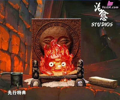 Howl’s Moving Castle Heart of Fire Calcifer GK Statue - Zhi Yu Studio [Pre-Order] Miyazaki Anime