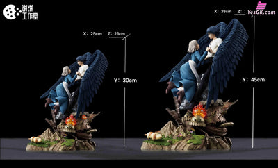 Howl’s Moving Castle Howl & Sophie Statue - Bing Studio [Pre-Order] Miyazaki Anime