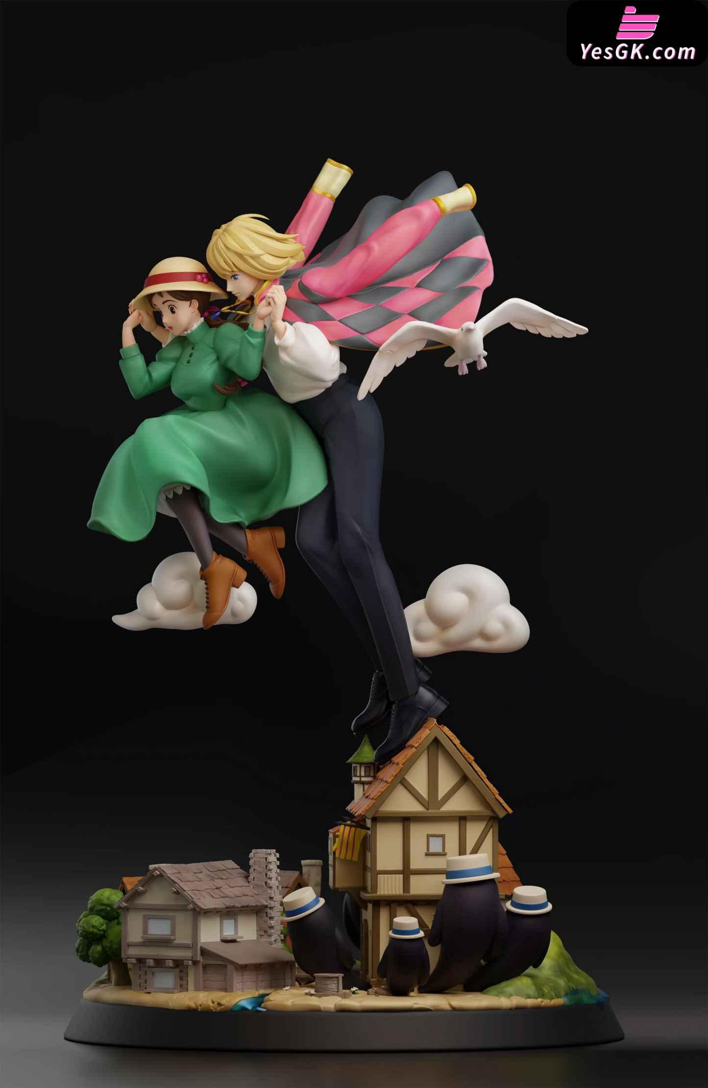 Howl’s Moving Castle Howl Sophie Statue - Chao She Studio [Pre-Order] Miyazaki Anime