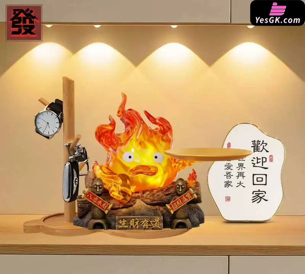 Howl’s Moving Castle Lucky Tray Calcifer Storage Ornament 1/6 GK Statue - Fa Studio [In-Stock] - Full Payment