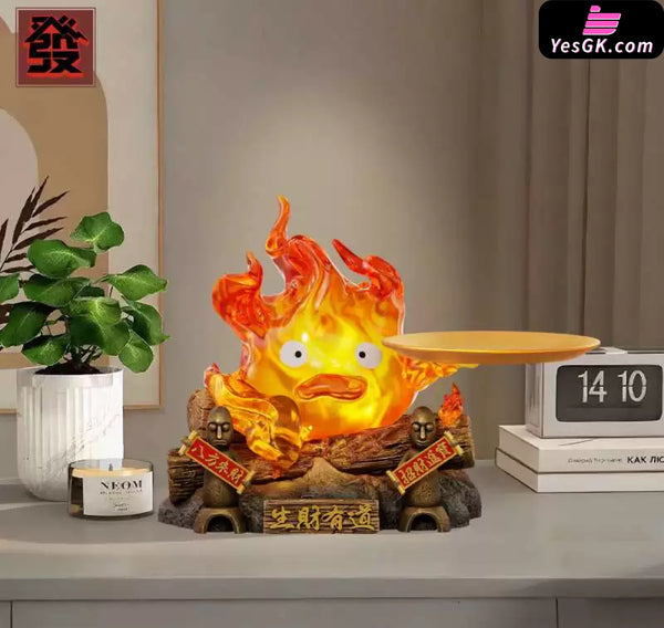 Howl’s Moving Castle Lucky Tray Calcifer Storage Ornament 1/6 GK Statue - Fa Studio [In-Stock] - Full Payment