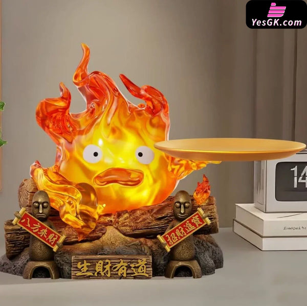 Howl’s Moving Castle Lucky Tray Calcifer Storage Ornament 1/6 GK Statue - Fa Studio [In-Stock] - Full Payment