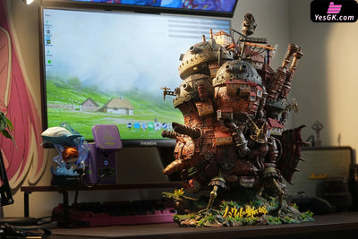 Howl’s Moving Castle Miyazaki Desktop Series 009 Moving Castle GK Statue - OPM Studio [In-Stock] Full Payment Miyazaki