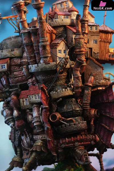 Howl’s Moving Castle Miyazaki Desktop Series 009 Moving Castle GK Statue - OPM Studio [Pre-Order] Miyazaki Anime
