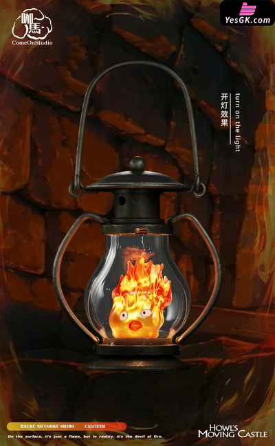 Howl’s Moving Castle Oil Lamp Calcifer GK Statue - Come On Studio [Pre-Order] Miyazaki Anime