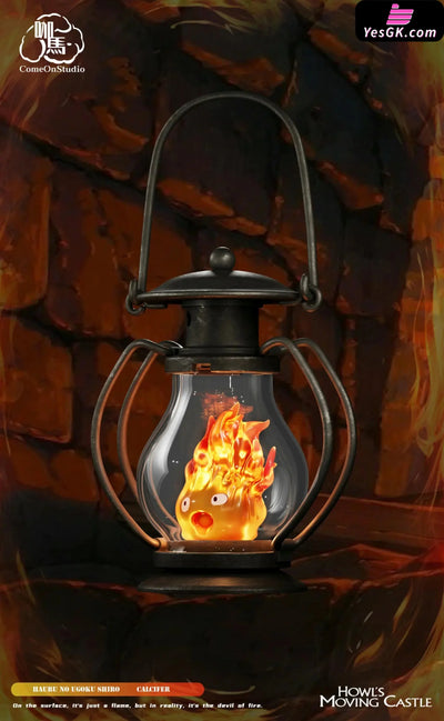 Howl’s Moving Castle Oil Lamp Calcifer GK Statue - Come On Studio [Pre-Order] Miyazaki Anime