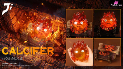 Howl’s Moving Castle Shocked Calcifer GK Statue - Ji Studio [Pre-Order] Miyazaki Anime