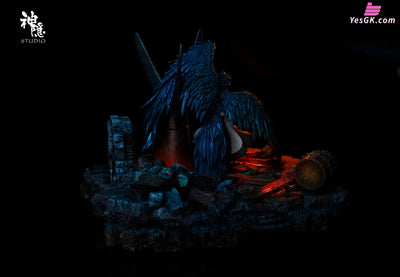 Howl’s Moving Castle Silhouette Moments Series Howl & Sophie Embrace Amidst the Flames GK Statue - Shen Yin Studio