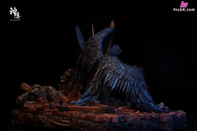 Howl’s Moving Castle Silhouette Moments Series Howl & Sophie Embrace Amidst the Flames GK Statue - Shen Yin Studio