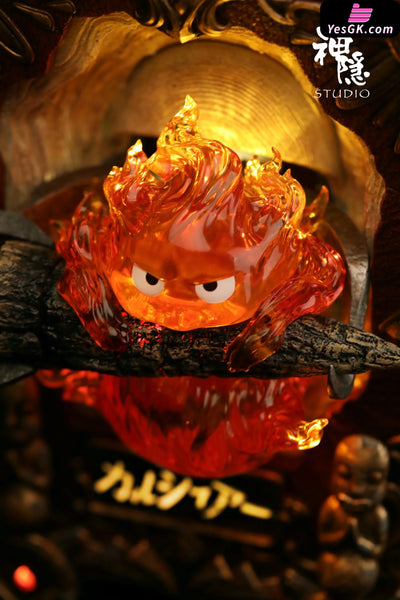 Howl’s Moving Castle The Pact Tome Calcifer GK Statue Shen Yin Studio [Pre Order] Miyazaki Anime