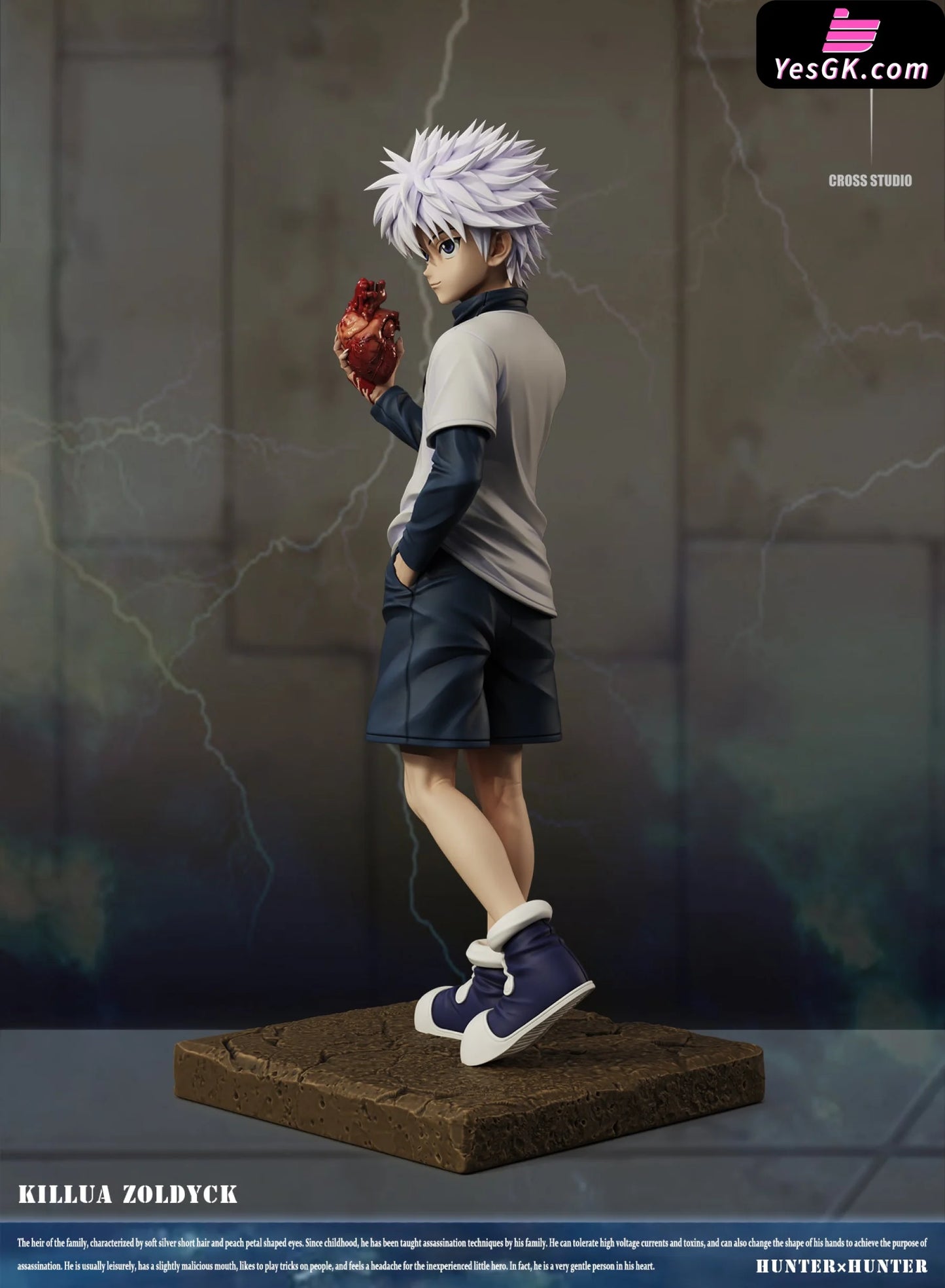 Hunter×Hunter Dig Out The Heart Killua Resin Statue - Cross Studio [Pre-Order] Hunter X