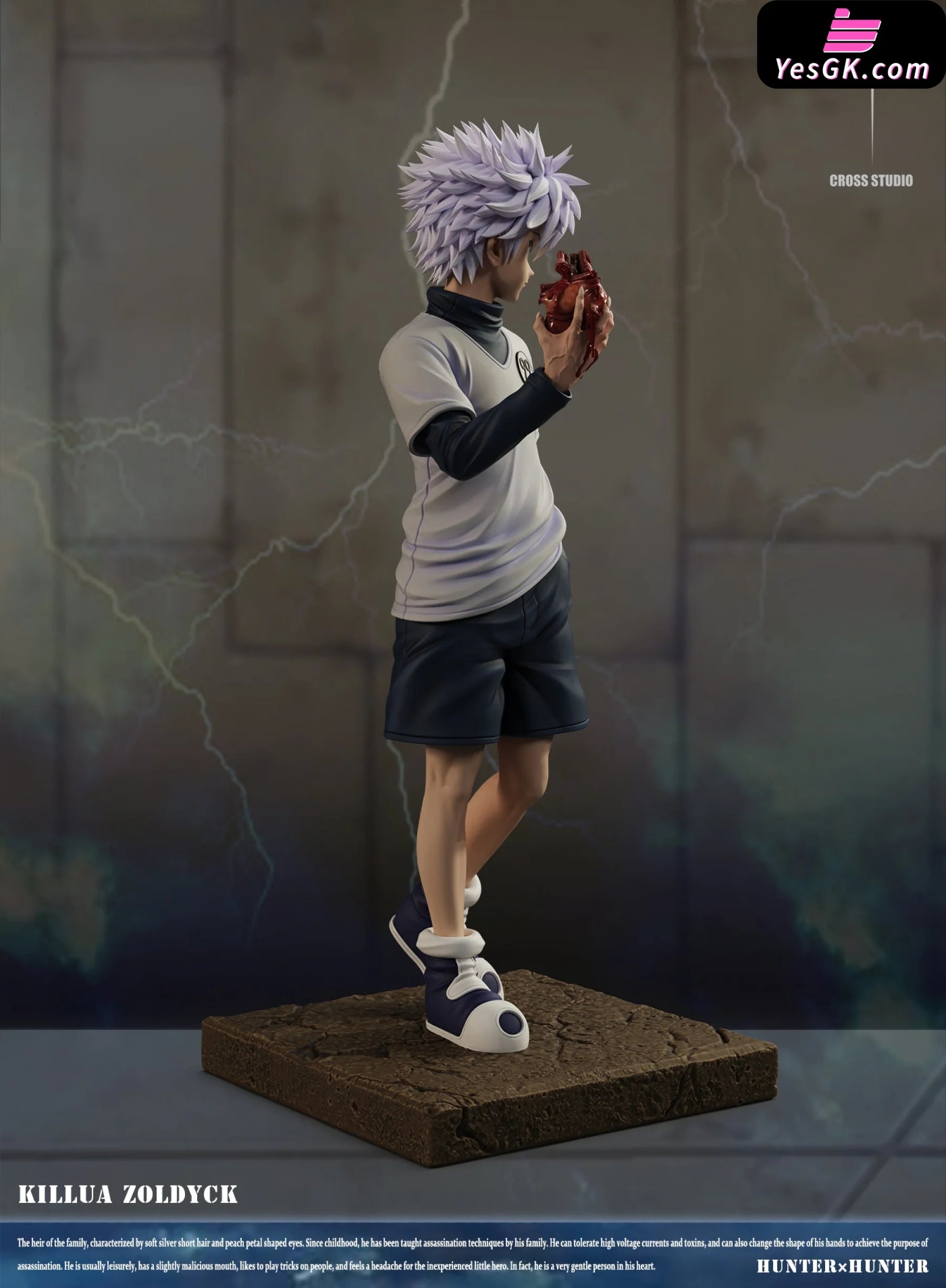 Hunter×Hunter Dig Out The Heart Killua Resin Statue - Cross Studio [Pre-Order] Hunter X