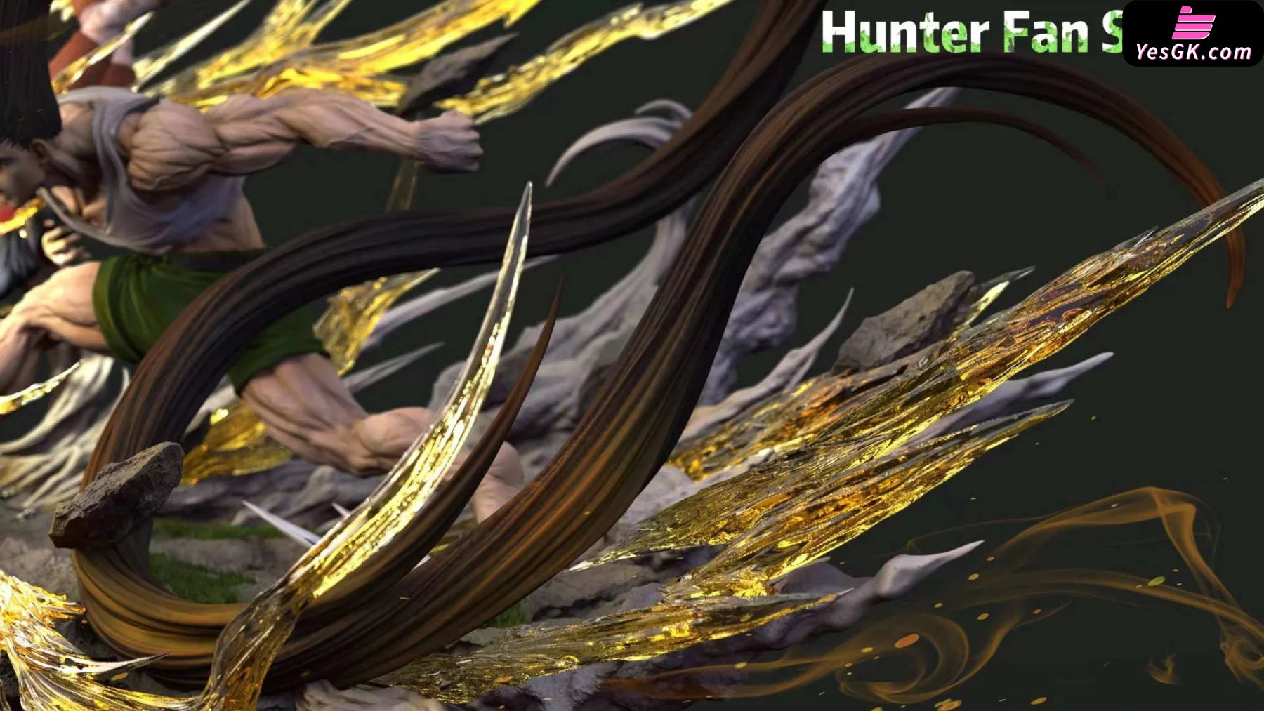 Hunter x Hunter Forced Growth GON FREECSS VS Neferpitou Statue - Hunter Fan Studio [Pre-Order]