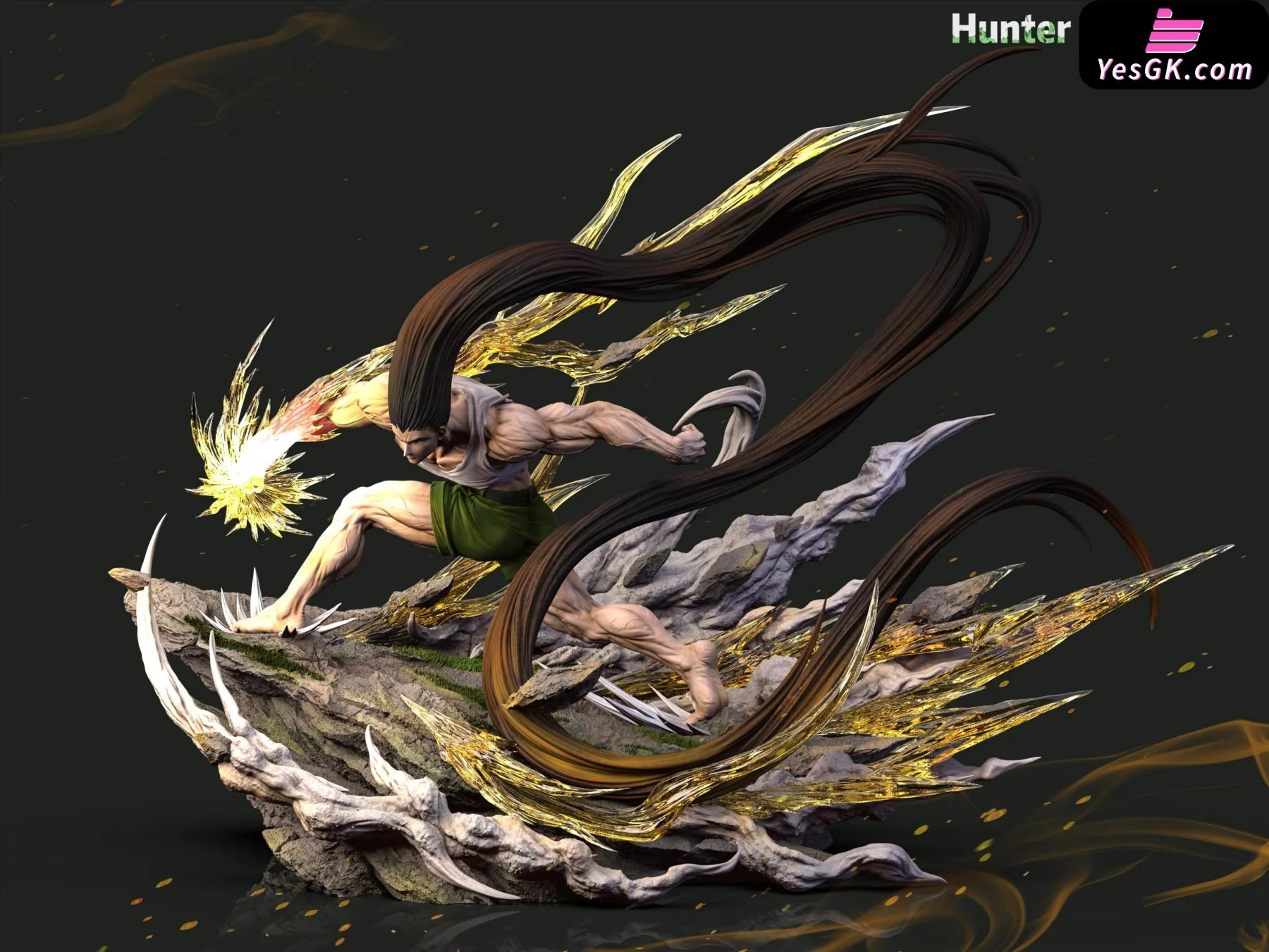 Hunter x Hunter Forced Growth GON FREECSS VS Neferpitou Statue - Hunter Fan Studio [Pre-Order]