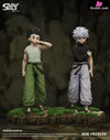 Hunterxhunter Killua Zoldyck & Gon Freecss Resin Statue - Sky Top Studio [Pre-Order Closed] Full