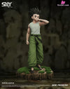 Hunterxhunter Killua Zoldyck & Gon Freecss Resin Statue - Sky Top Studio [Pre-Order Closed] Full