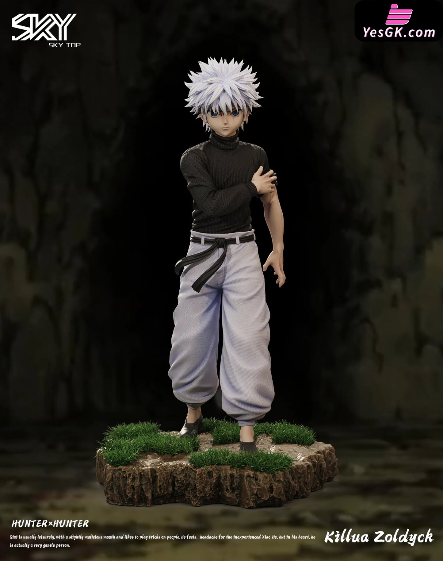 Hunterxhunter Killua Zoldyck Resin Statue - Sky Top Studio [Pre-Order] Deposit / 1/6 Scale Hunter X