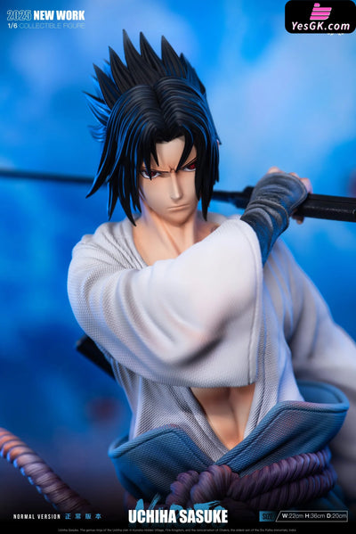 Huo Ying Uchiha Sasuke Life Series #1 White Clothes Uchiha Sasuke GK Statue - Nirvana Studio [Pre-Order] Huo Ying